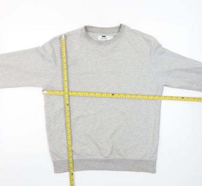 Mens UK Size S Topman Grey Pullover Sweatshirt