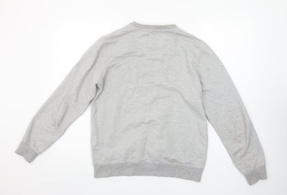 Mens UK Size S Topman Grey Pullover Sweatshirt
