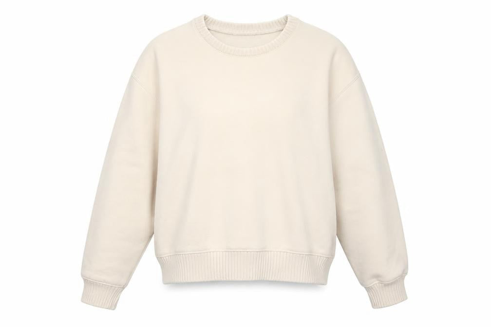 Womens UK Size S Zara Beige Pullover Sweatshirt