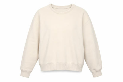 Womens UK Size S Zara Beige Pullover Sweatshirt