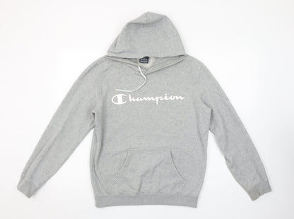 Mens UK Size S Champion Grey Pullover Hoodie