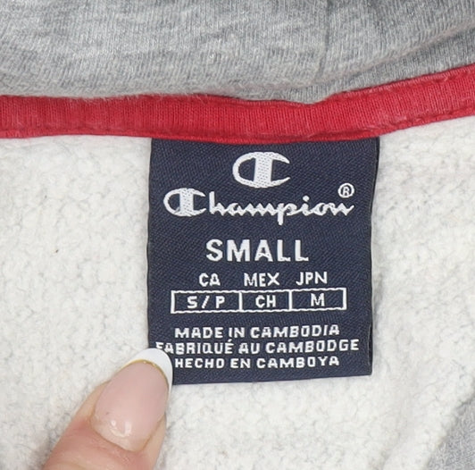 Mens UK Size S Champion Grey Pullover Hoodie