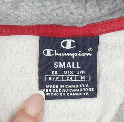 Mens UK Size S Champion Grey Pullover Hoodie