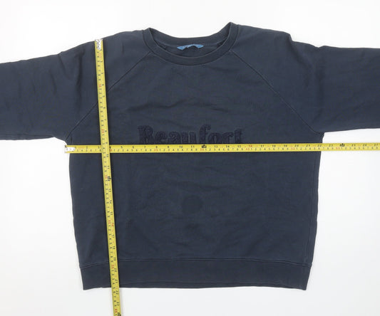 Womens UK Size M Beaufort & Blake Blue Pullover Sweatshirt