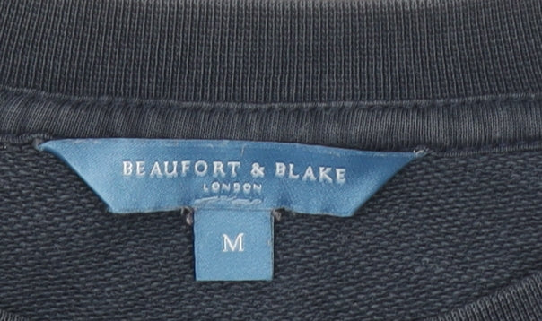 Womens UK Size M Beaufort & Blake Blue Pullover Sweatshirt