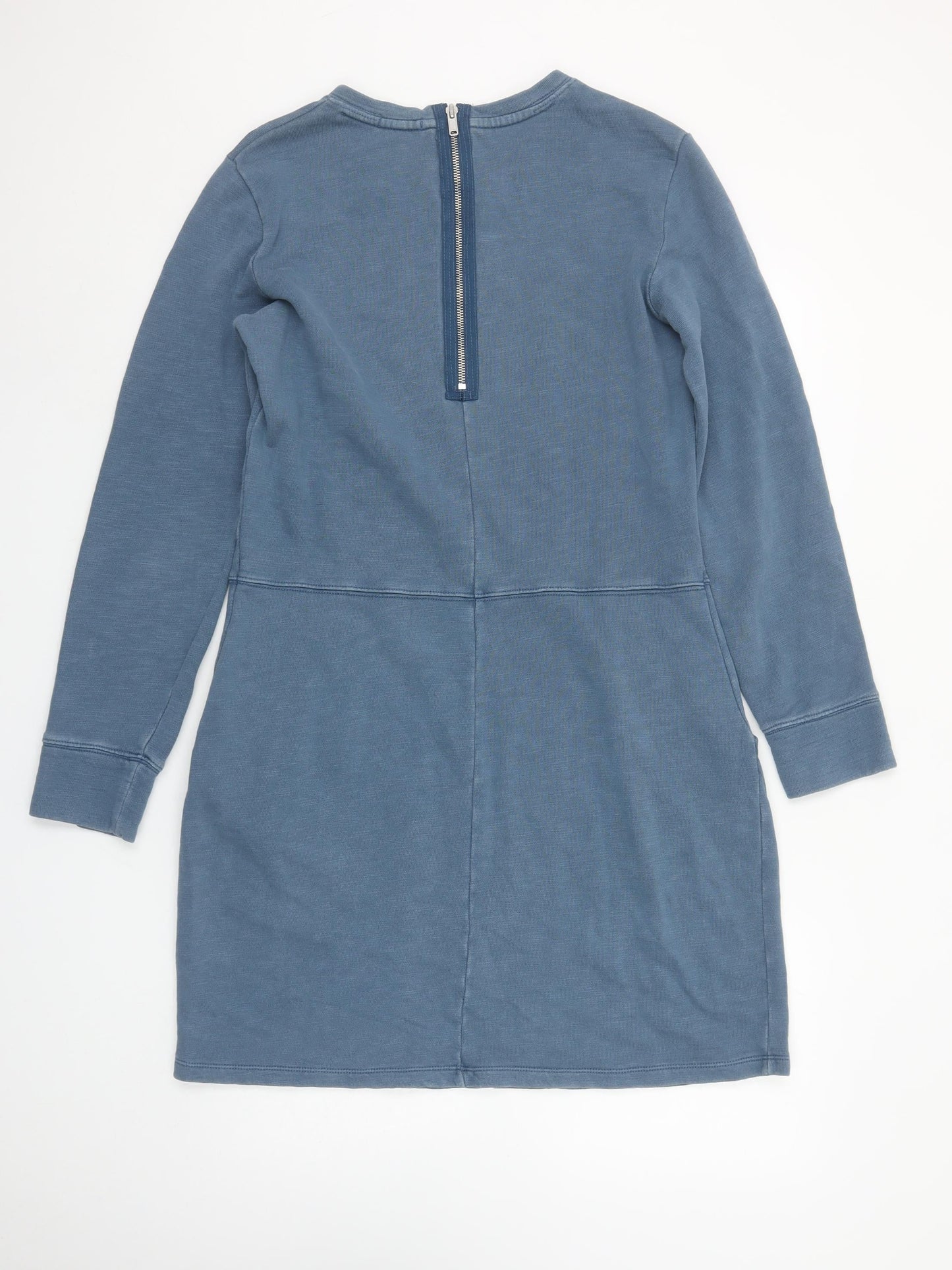 Gap Women’s Blue Cotton Long Sleeve T-Shirt Dress Size 12