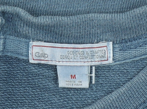 Gap Women’s Blue Cotton Long Sleeve T-Shirt Dress Size 12