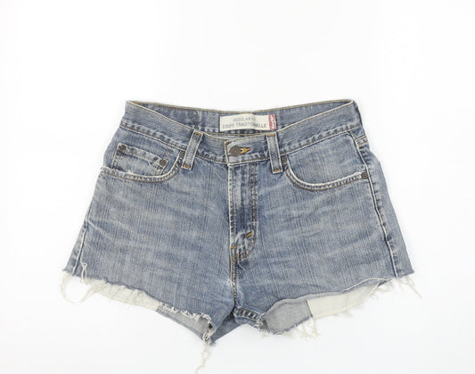 Levi’s Women’s Blue Denim Cut-Off Shorts Size L Regular Fit