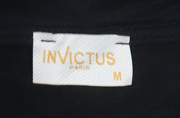 Mens UK Size M Invictus Black Pullover Hoodie