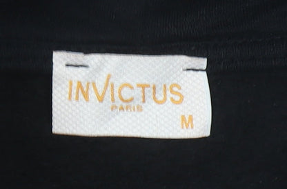 Mens UK Size M Invictus Black Pullover Hoodie