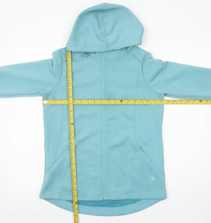 Womens UK Size XS Dunnes Stores Blue Full Zip Hoodie
