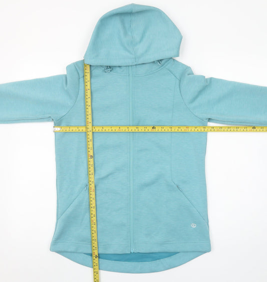 Womens UK Size XS Dunnes Stores Blue Full Zip Hoodie