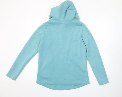 Womens UK Size XS Dunnes Stores Blue Full Zip Hoodie