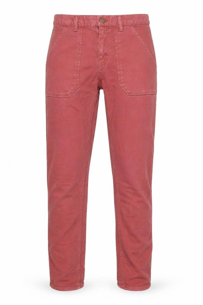 Womens UK Size XS ba&sh Regular Fit Straight Red Jeans