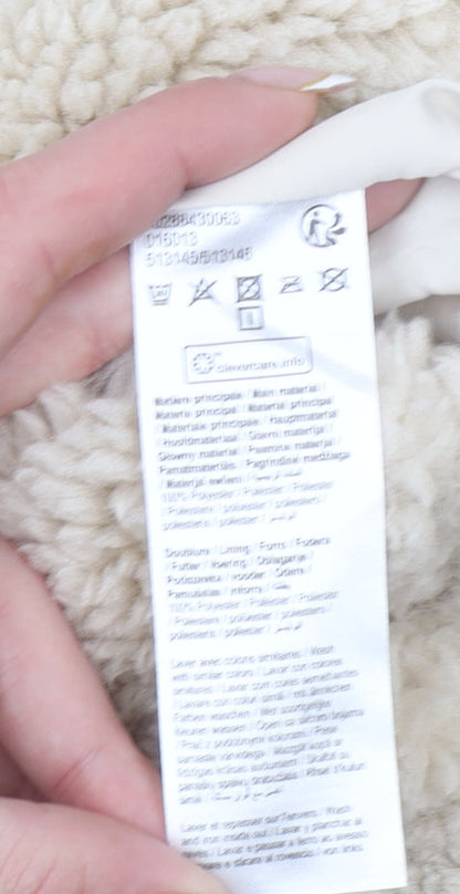 Womens UK Size XS Gémo Beige Basic Jacket
