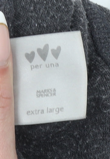 Womens UK Size XL Marks and Spencer Grey Basic Jacket