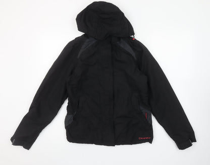 Womens UK Size 8 Campri Black Parka Coat
