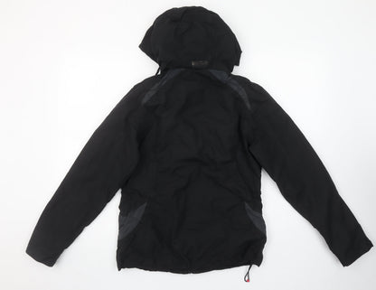 Womens UK Size 8 Campri Black Parka Coat