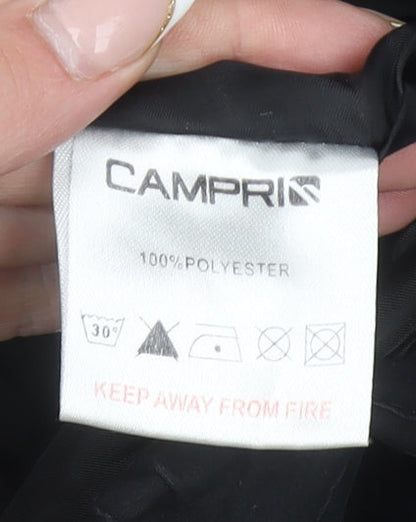 Womens UK Size 8 Campri Black Parka Coat