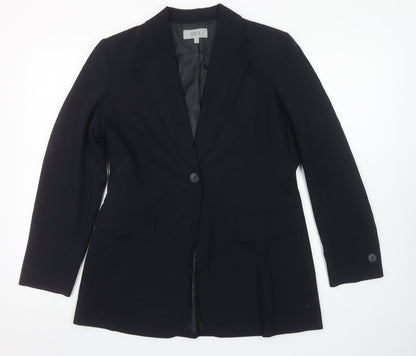 Marks and Spencer Women’s Petite Dark Navy Blazer Size 12 Regular Fit
