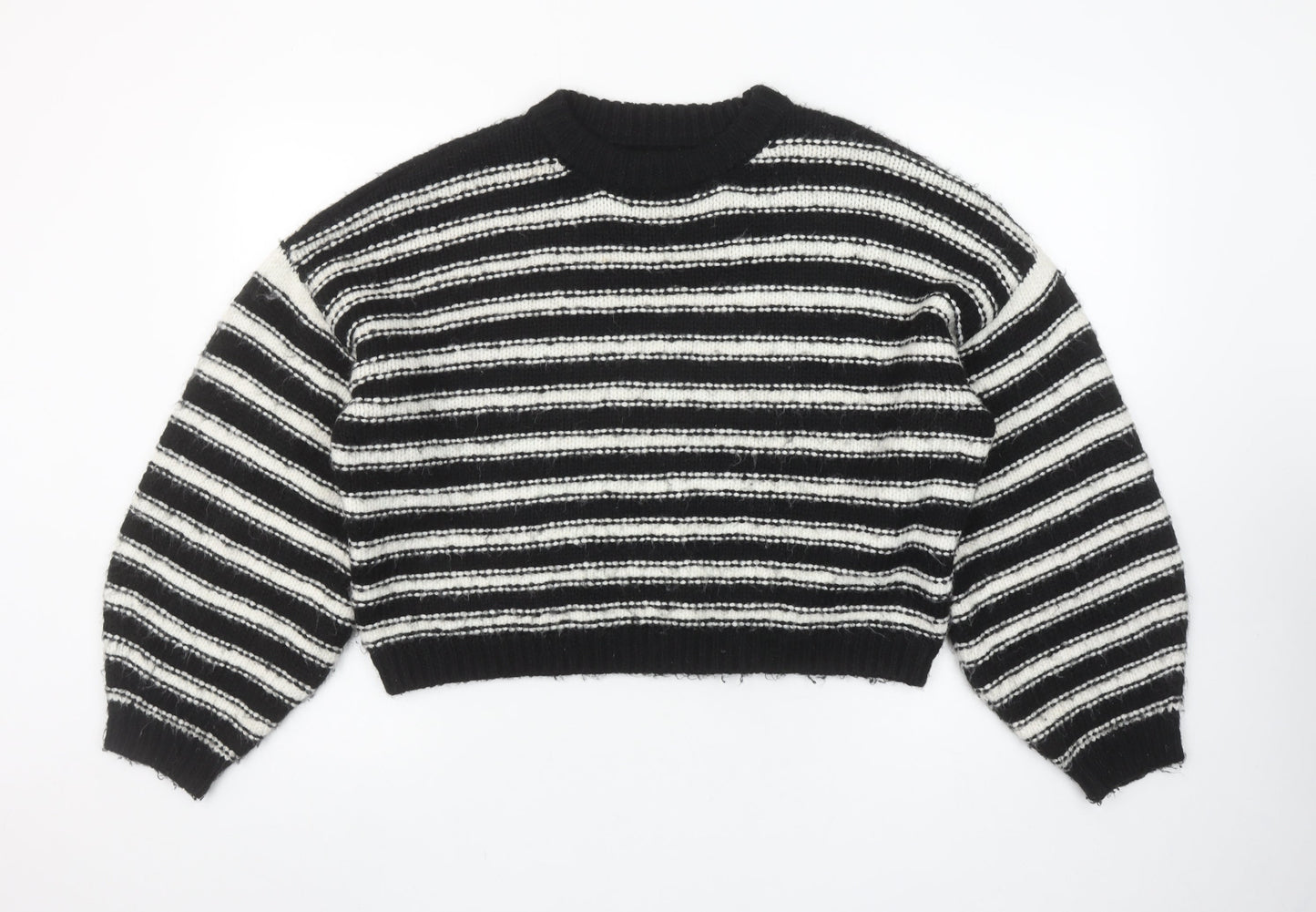 Womens UK Size M Topshop Black Pullover Jumper