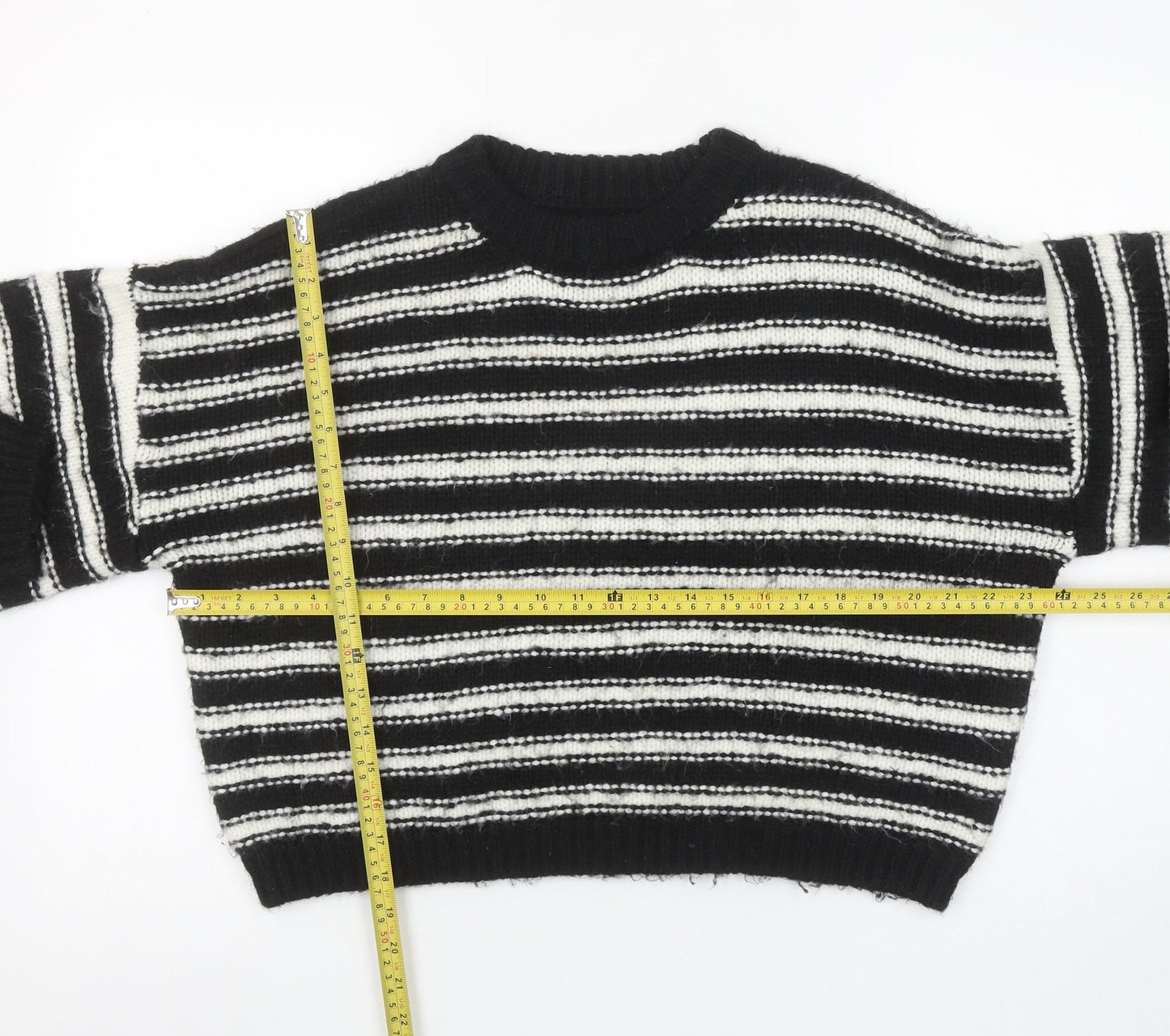 Womens UK Size M Topshop Black Pullover Jumper
