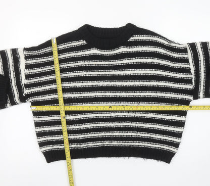 Womens UK Size M Topshop Black Pullover Jumper