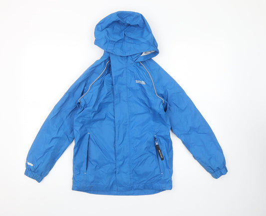 Boys UK Size 9-10 Years Regatta Blue Rain Coat