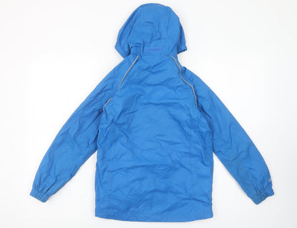 Boys UK Size 9-10 Years Regatta Blue Rain Coat