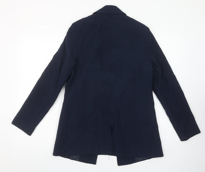 F&F Women's Navy Blue UK 8 Single-Breasted Blazer Jacket