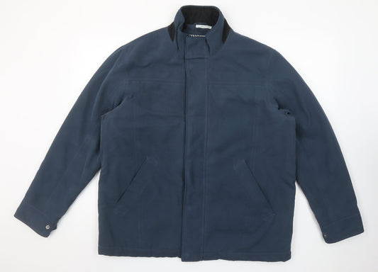 Mens UK Size L Kingston Blue Basic Jacket