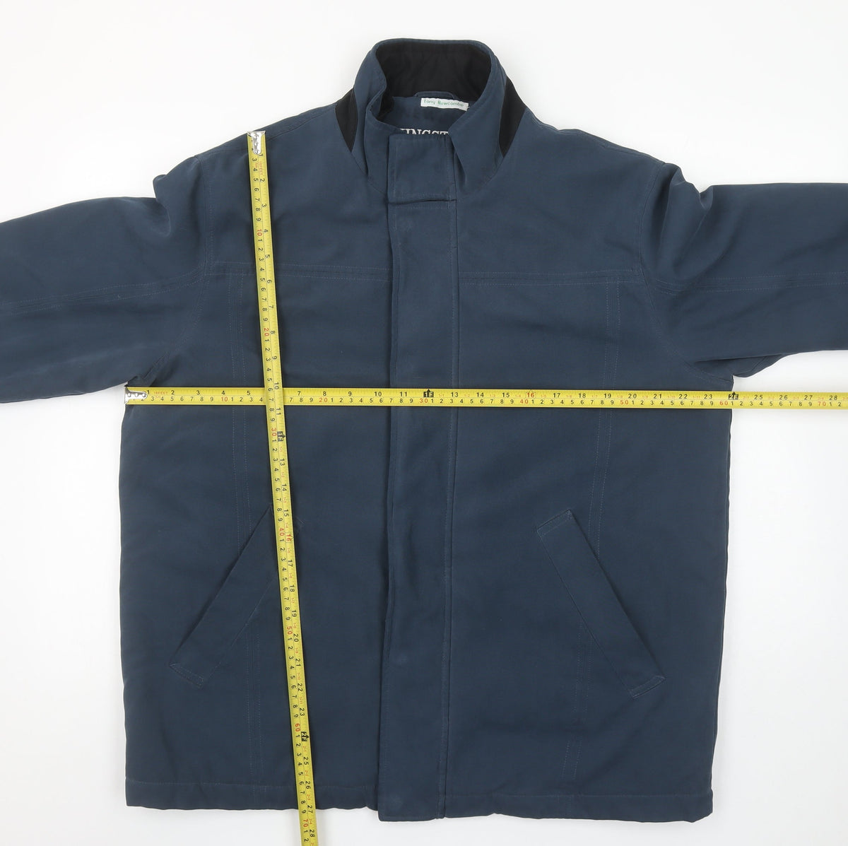 Mens UK Size L Kingston Blue Basic Jacket