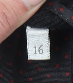 Isle Women’s Black Regular Fit Single-Breasted Blazer Size 16