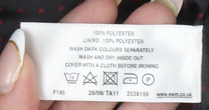 Isle Women’s Black Regular Fit Single-Breasted Blazer Size 16