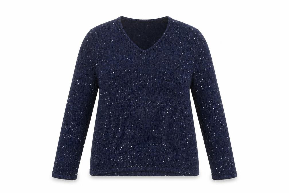 Womens UK Size 14 Marks and Spencer Blue Pullover Jumper