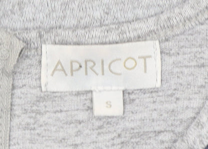 Womens UK Size S Apricot Grey Basic T-Shirt