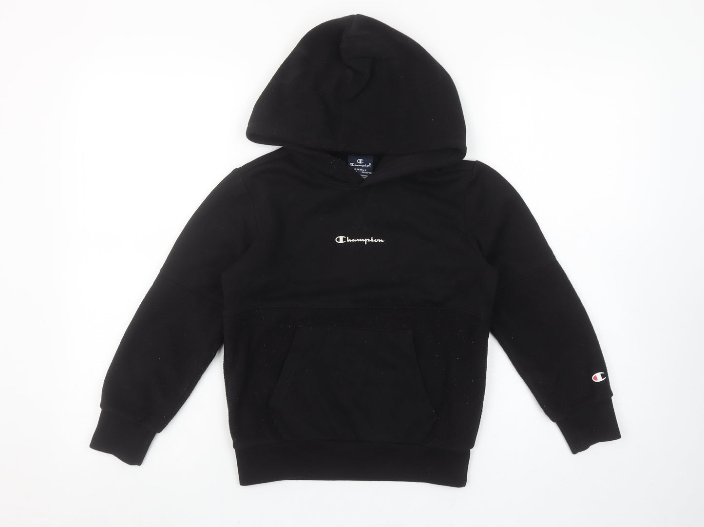 Boys UK Size 7-8 Years Champion Black Pullover Hoodie