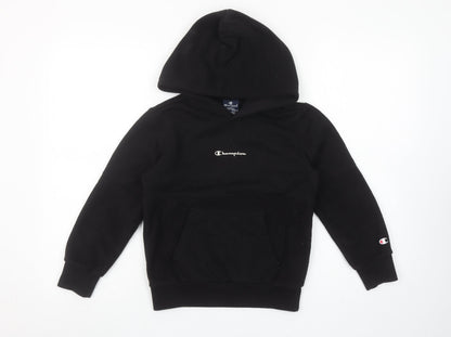 Boys UK Size 7-8 Years Champion Black Pullover Hoodie