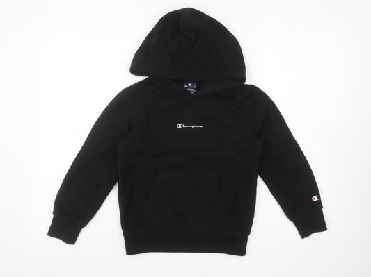 Boys UK Size 7-8 Years Champion Black Pullover Hoodie
