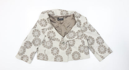 Womens UK Size 12 Marks and Spencer Regular Beige Blazer