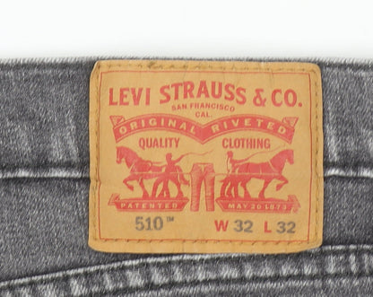 Levi’s 510 Men’s Grey Skinny Stretch Jeans W32 L32
