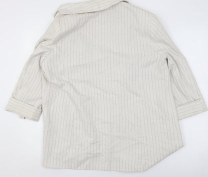 Womens UK Size 18 Papaya Beige Basic Jacket