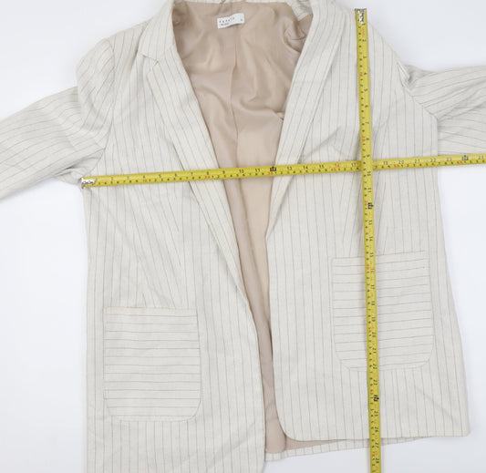 Womens UK Size 18 Papaya Beige Basic Jacket