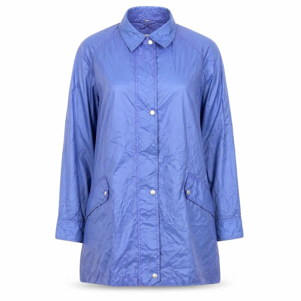 Womens UK Size XL Dannimac Blue Rain Coat
