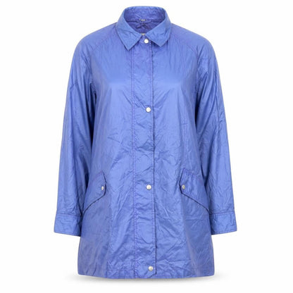 Womens UK Size XL Dannimac Blue Rain Coat