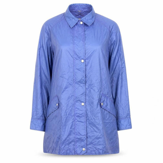 Womens UK Size XL Dannimac Blue Rain Coat