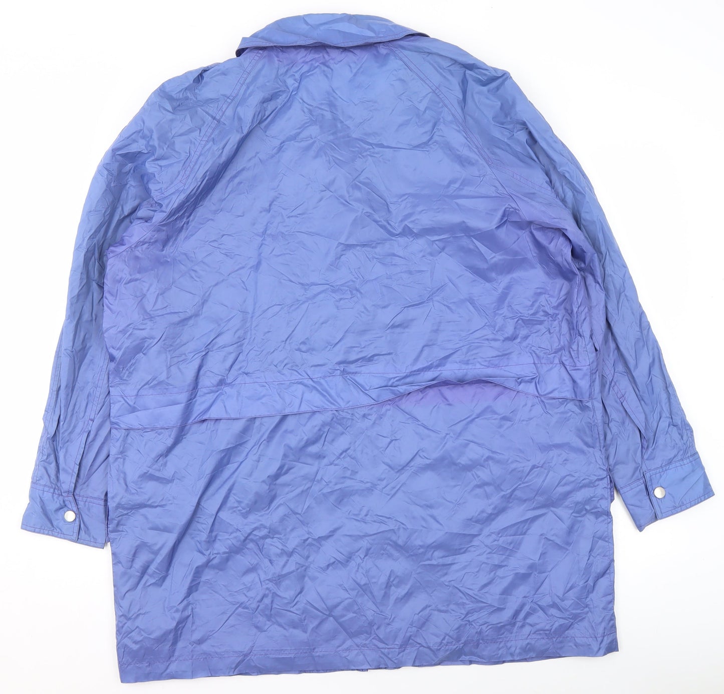 Womens UK Size XL Dannimac Blue Rain Coat