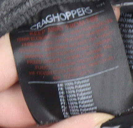 Craghoppers Women Grey Fleece 1/4 Zip Pullover Sweatshirt Size XL