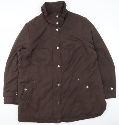 Womens UK Size 18 Marks and Spencer Brown Basic Jacket