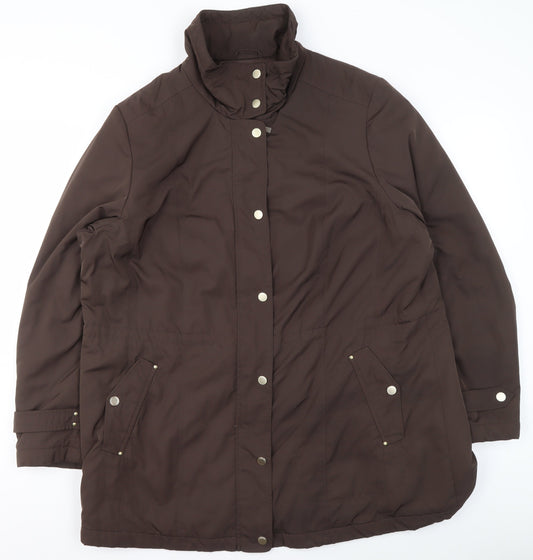 Womens UK Size 18 Marks and Spencer Brown Basic Jacket